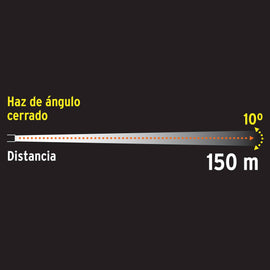 Linterna recargable de Led, 100 lúmenes, PRETUL LIRE-70P (26075)