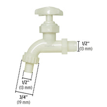 Cargar imagen en el visor de la galería, Llave para manguera, de plástico 65 g, entrada 1/2&quot;, PRETUL LL-17P (29030)