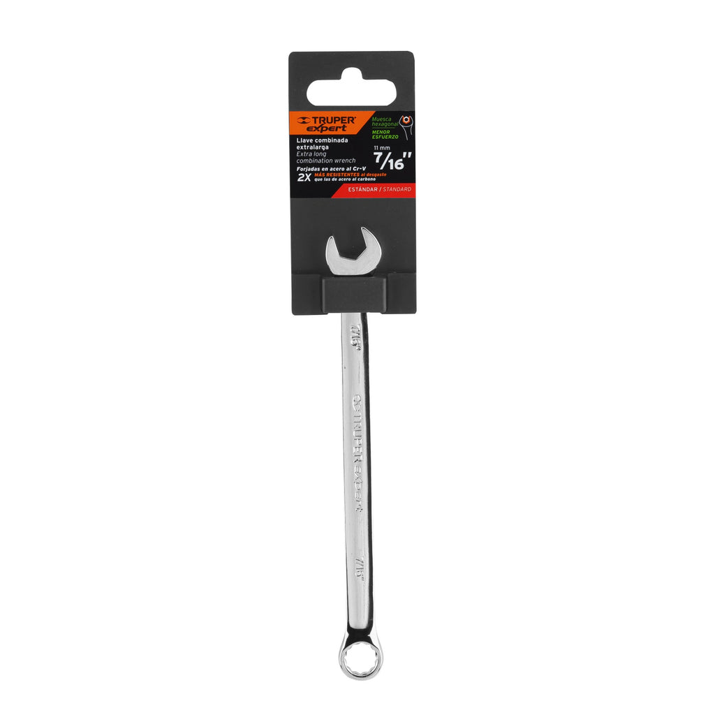 Llave inglesa  7/16" x 183 mm de largo, TRUPER Expert LL-2014 (15593)