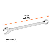 Cargar imagen en el visor de la galería, Llave inglesa 15/16&quot; x 336 mm de largo, TRUPER Expert LL-2030 (15601)