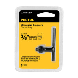Llave para broquero de 3/8