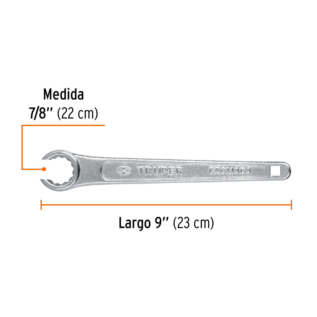 Llave 9" para tanque de gas, TRUPER LL-GA (15490)