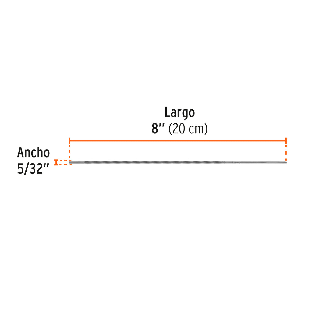 Lima profesional para motosierra, 5/32", TRUPER LMO-5/ 32X (15164)