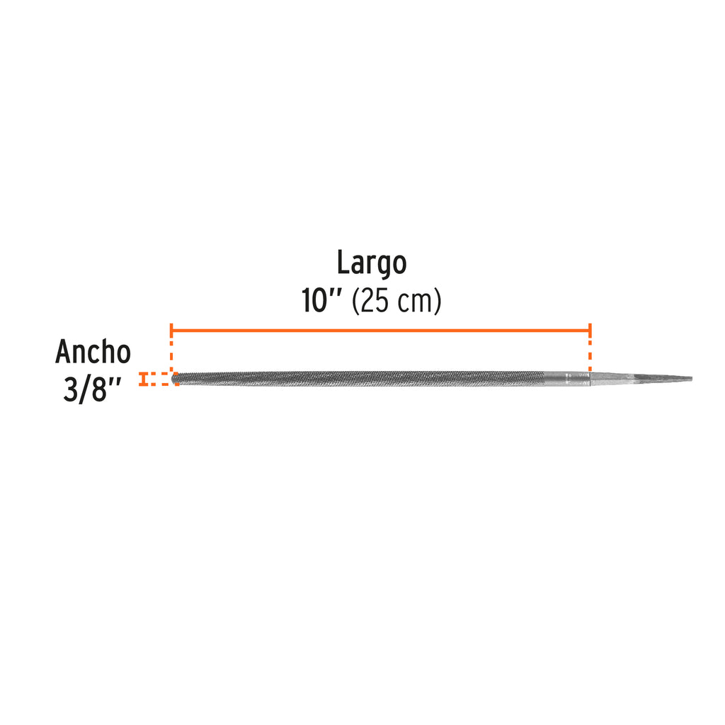 Lima redonda bastarda 10", TRUPER LRB-10 (15191)