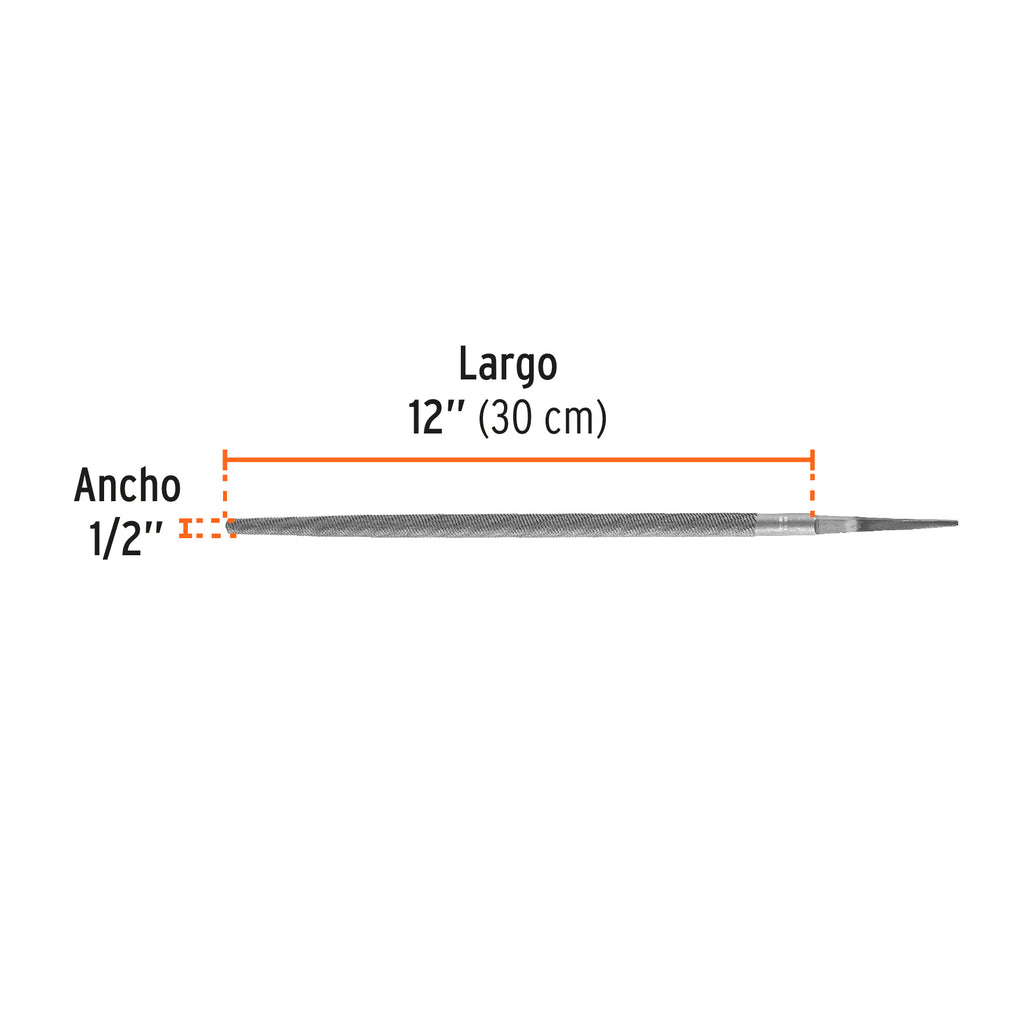 Lima redonda bastarda 12", TRUPER LRB-12 (15193)