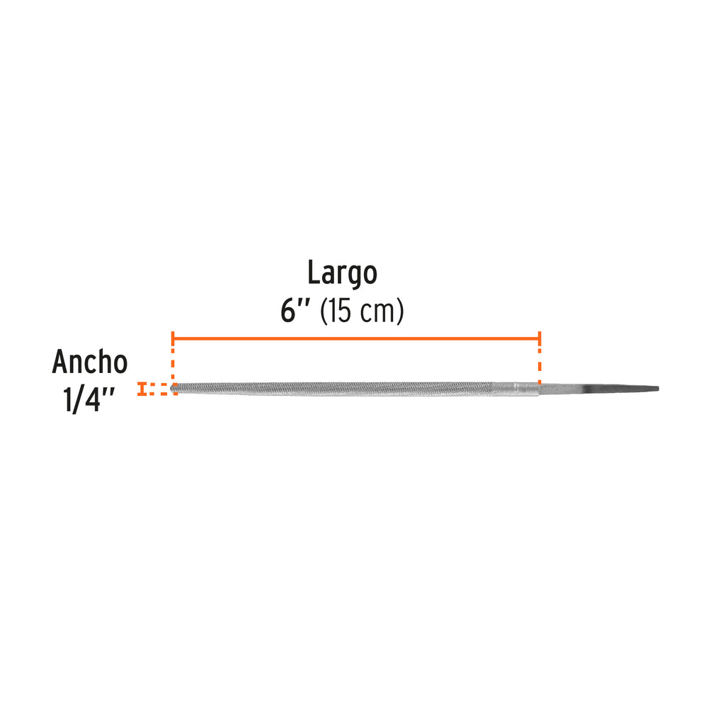 Lima redonda bastarda 6", TRUPER LRB- 6 (15187)