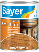 Barniz entintado SAYER  LT-0129.30 chocolate 1L