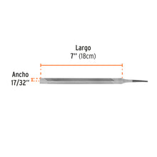 Cargar imagen en el visor de la galería, Lima triangular 7&quot; para machete, 36 dpp, TRUPER LTR-7 (15129)