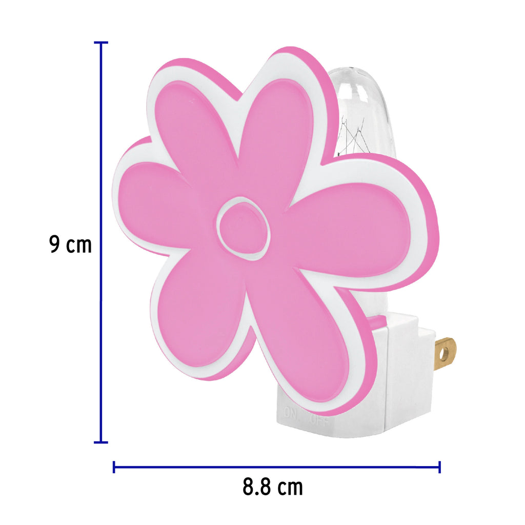 Lampara de noche con lámpara E12, flor, VOLTECK LUZ-01 (46130)