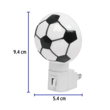 Cargar imagen en el visor de la galería, Lampara de noche con lámpara E12, balón soccer, VOLTECK LUZ-04 (46133)