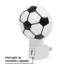 Cargar imagen en el visor de la galería, Lampara de noche con lámpara E12, balón soccer, VOLTECK LUZ-04 (46133)