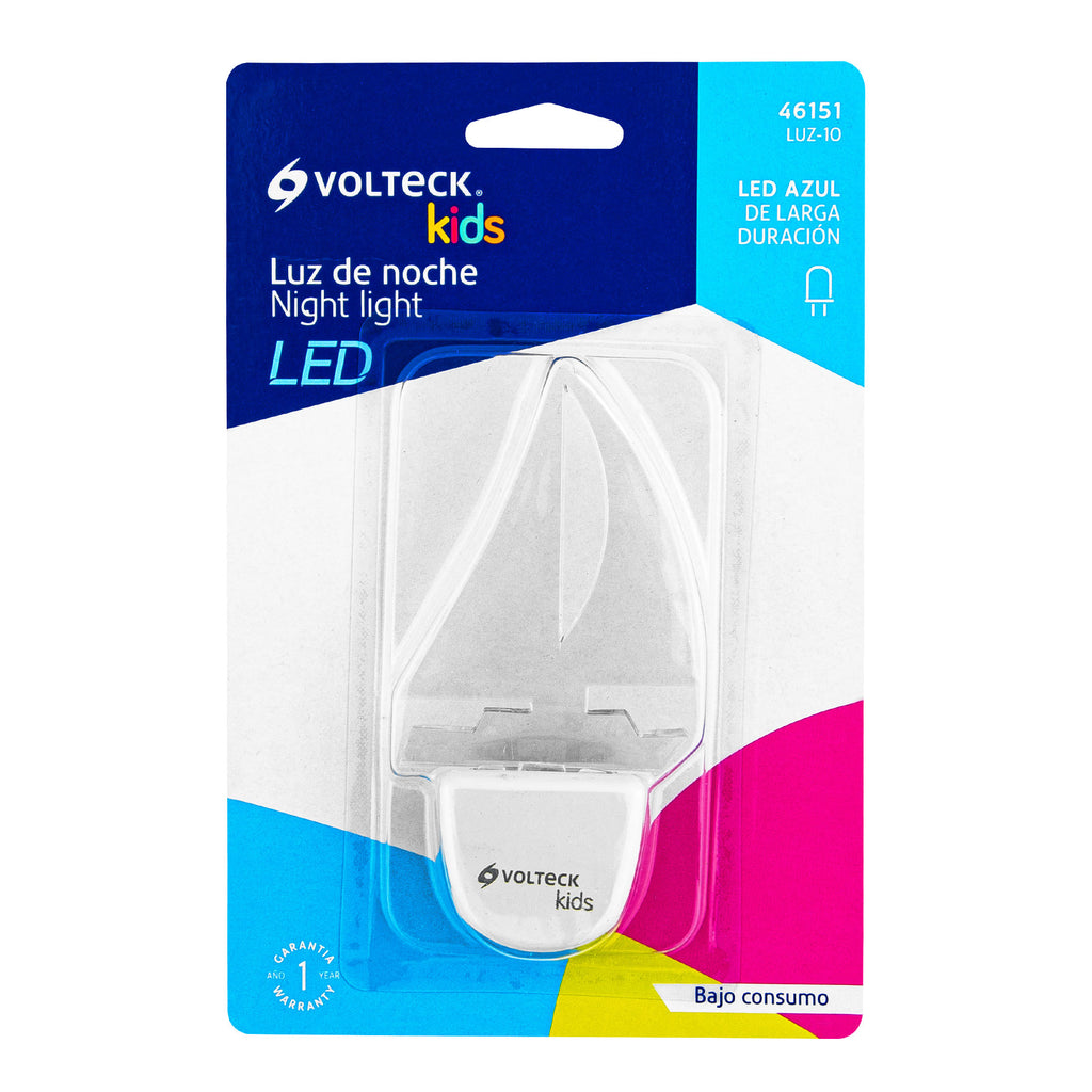 Lampara de noche de LED, barco, VOLTECK LUZ-10 (46151)