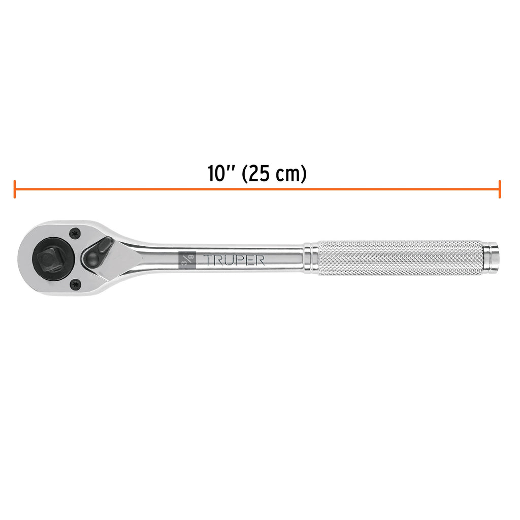 Matraca doble cuadros 3/8"y 1/2", TRUPER M-3812 (13413)