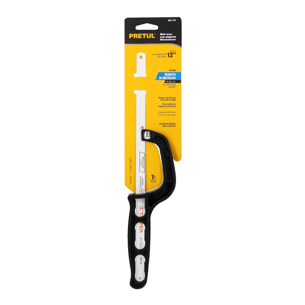 Mini arco 12" de plástico para segueta, PRETUL MAT-12P (20002)