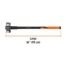 Cargar imagen en el visor de la galería, Marro demoledor 10 lb, mango fibra de vidrio 36&quot;, TRUPER MD-10FX (11135)