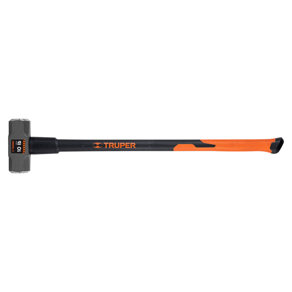 Marro octagonal 10 lb, mango fibra de vidrio 36", TRUPER MD-10F (16540)