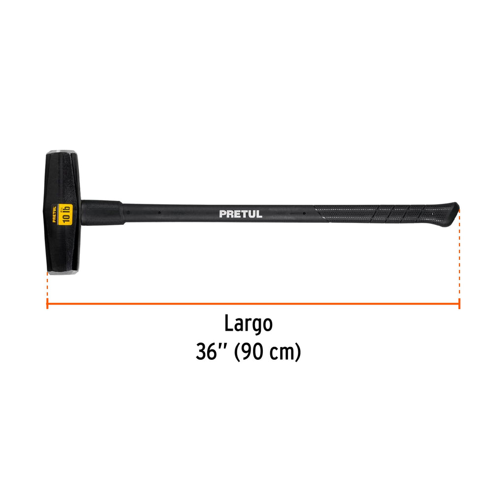 Marro tipo Nevada 10 lbs. mango 36", PRETUL MD-10MP (22206)