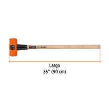 Cargar imagen en el visor de la galería, Marro octagonal 14 lb, mango de madera 36", TRUPER MD-14M (16514)