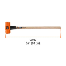 Cargar imagen en el visor de la galería, Marro octagonal 16 lb, mango de madera 36", TRUPER MD-16M (16515)
