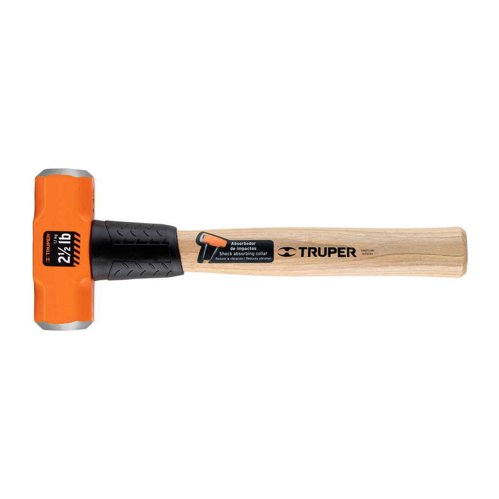 Marro octagonal 2.5 lb, mango de madera 12", TRUPER MD-2.5M (17045)