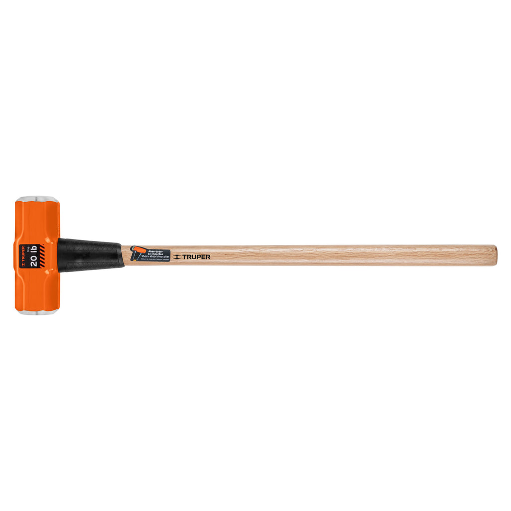 Marro octagonal 20 lb, mango de madera 36", TRUPER MD-20M (16516)