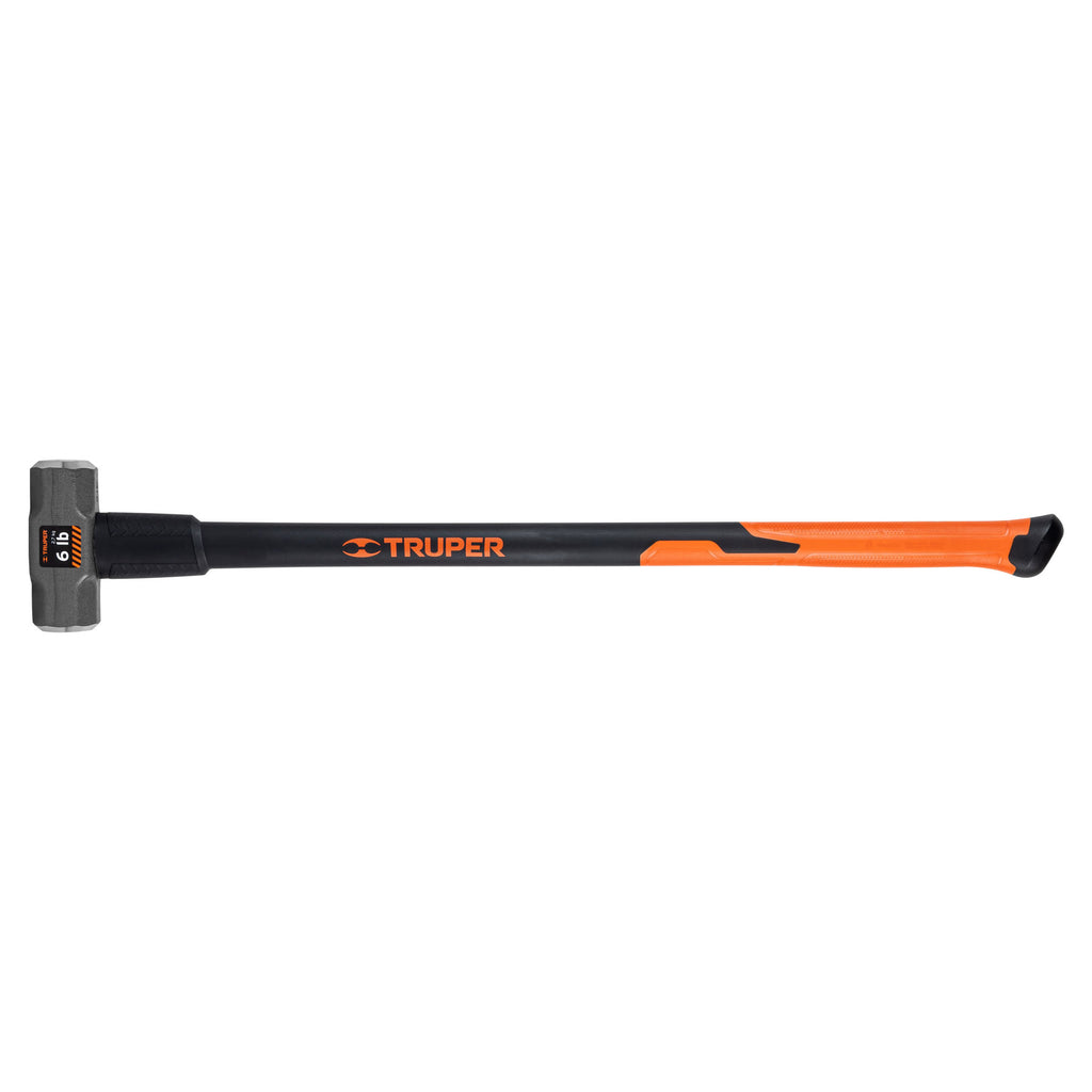 Marro octagonal 6 lb, mango fibra de vidrio 36", TRUPER MD-6F (19884)
