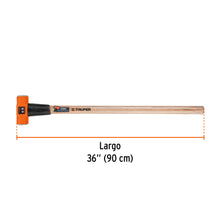 Cargar imagen en el visor de la galería, Marro octagonal 6 lb, mango de madera 36", TRUPER MD-6M (16509)