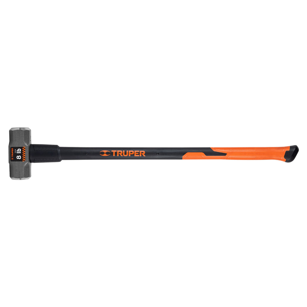 Marro octagonal 8 lb, mango fibra de vidrio 36", TRUPER MD-8F (16538)