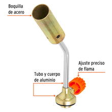 Cargar imagen en el visor de la galería, Boquilla de mechero para lata de gas MECH-65R (11986)