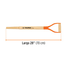 Cargar imagen en el visor de la galería, Mango de reposición para pala Classic, puño &quot;Y&quot;, 27&quot; TRUPER MG-PY (15900)