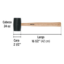 Cargar imagen en el visor de la galería, Mazo de hule, 24 oz, PRETUL MH-24P (20567)