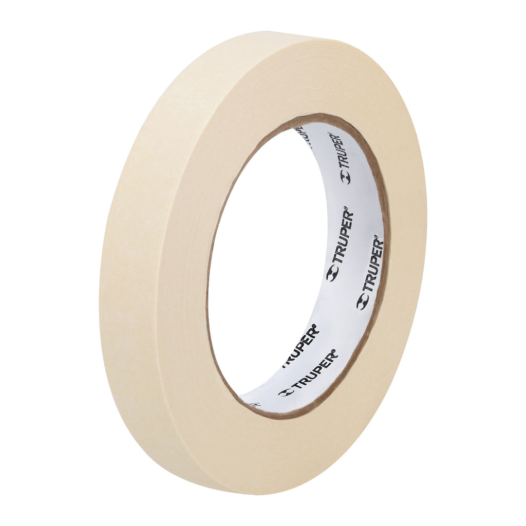 Cinta masking tape de 1/2" x 50 m, TRUPER MSK-1/2 (12589)