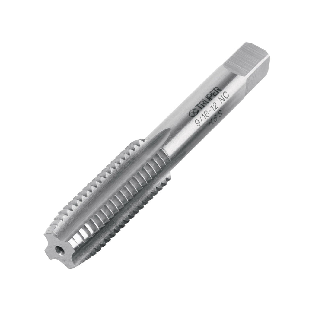 Machuelo semicónico 9/16"x12 UNC, TRUPER MT-9/16X12 (11421)
