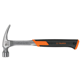 Martillo forjado 16 oz uña recta, mango con neopreno, TRUPER Expert MXR-16 (17857)