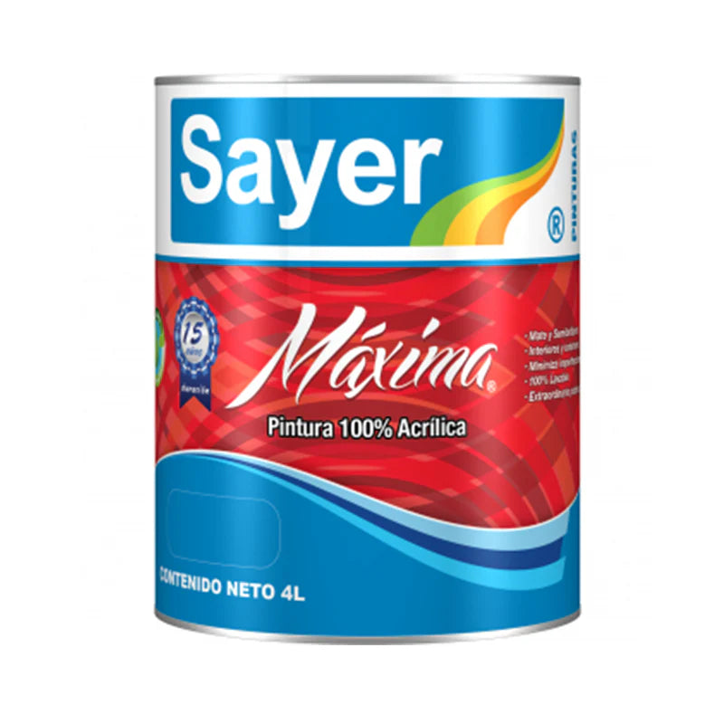 SAYER máxima VX-0600.40 naranja fuego 4L