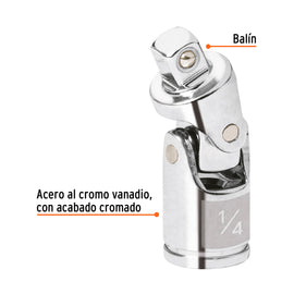 Nudo universal para dados con cuadro de 1/4