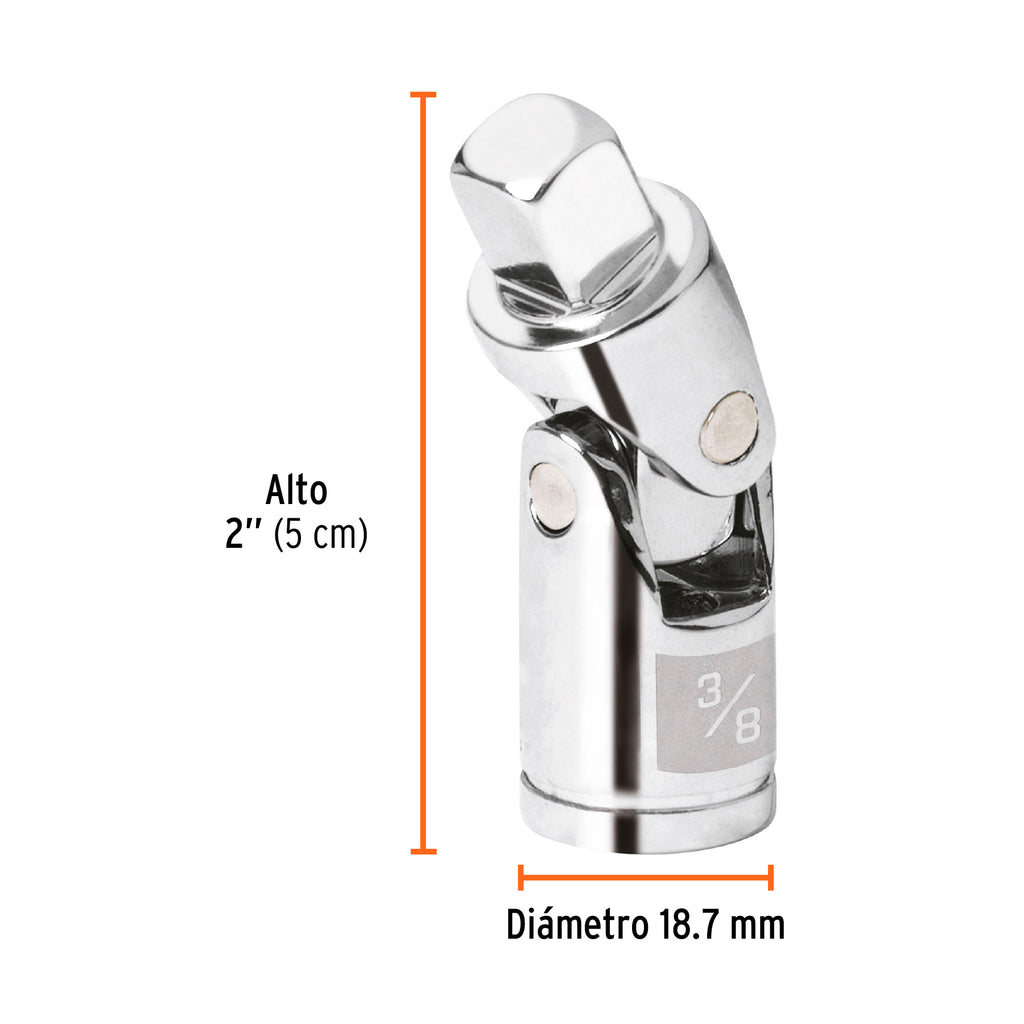Nudo universal para dados con cuadro de 3/8", TRUPER N-5270 (13669)