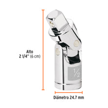 Cargar imagen en el visor de la galería, Nudo universal para dados con cuadro de 1/2&quot;, TRUPER N-5470 (13428)