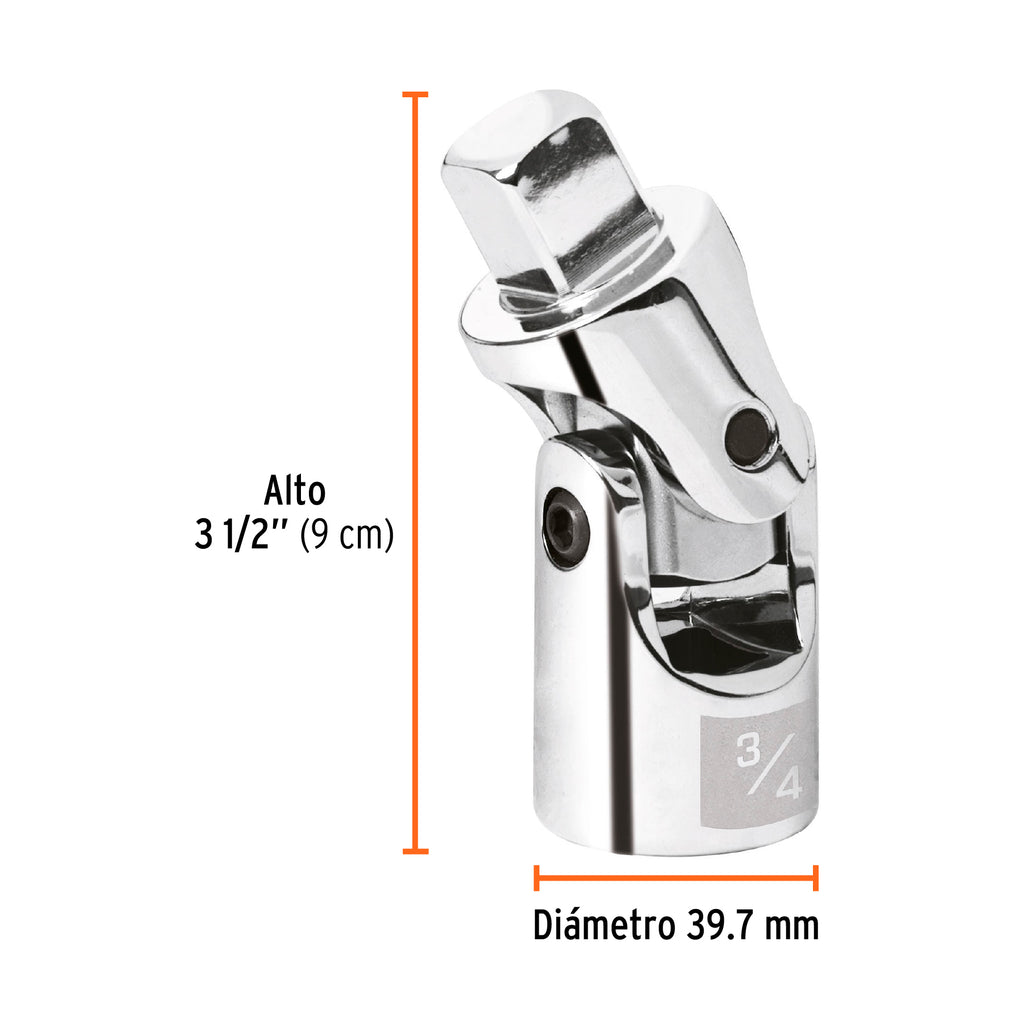 Nudo universal para dados con cuadro de 3/4", TRUPER N-5670 (13910)