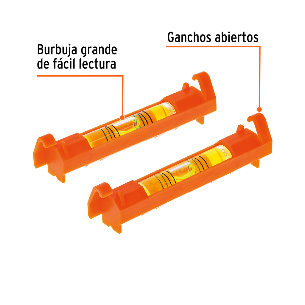 Juego de2 niveles de hilo burbuja grande fácil lectura NH-3 (17058)