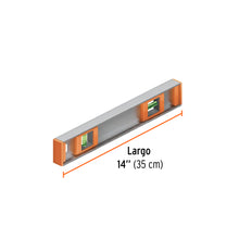 Cargar imagen en el visor de la galería, Nivel profesional de 14&quot; con protección de ABS, TRUPER NP-14 (17032)