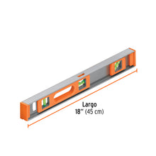 Cargar imagen en el visor de la galería, Nivel profesional de 18&quot; con protección de ABS, TRUPER NP-18 (17034)