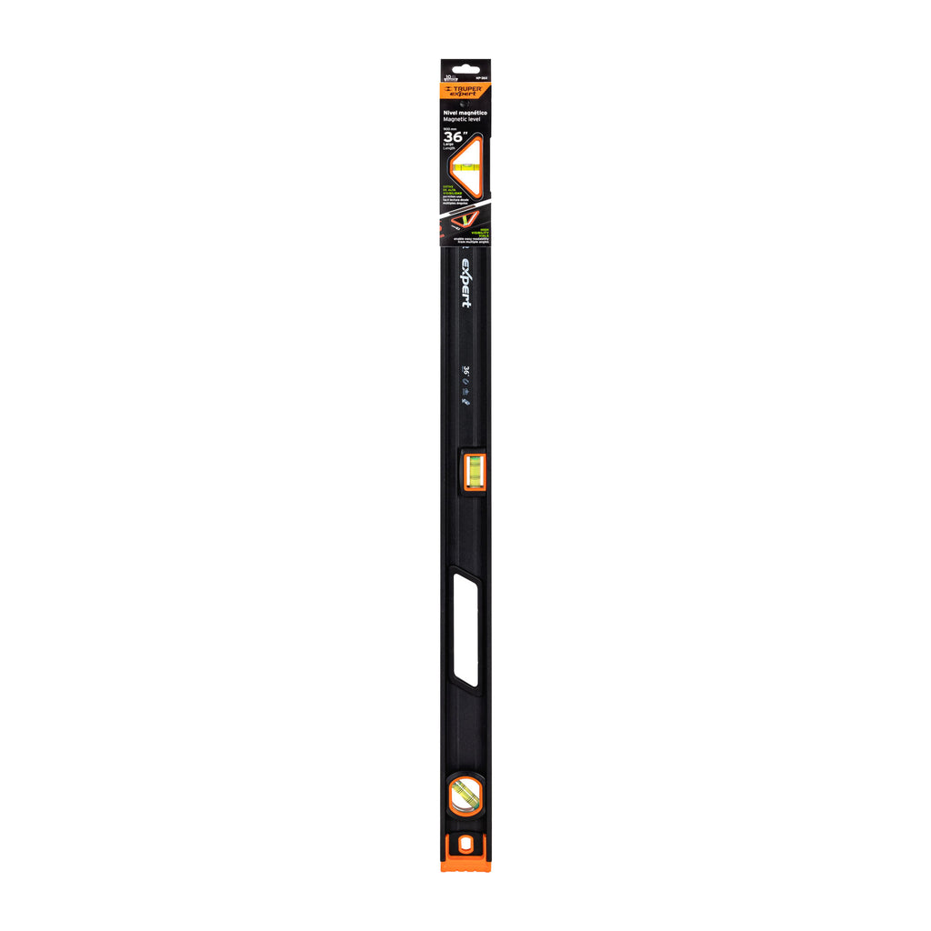 Nivel profesional magnético de 36" c/protección TPR, TRUPER Expert NP´-36X (14628)