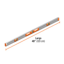 Cargar imagen en el visor de la galería, Nivel profesional de 48&quot; con protección de ABS, TRUPER NP-48 (17040)