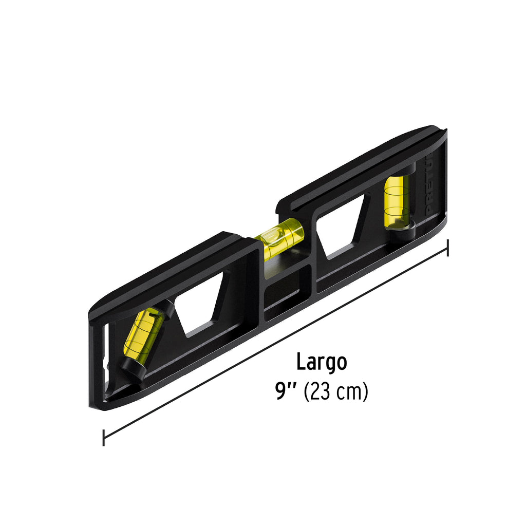 Nivel torpedo de 9", PRETUL NT-9P (22450)