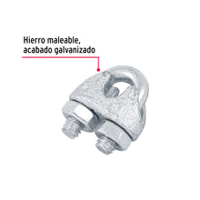 Cargar imagen en el visor de la galería, Nudos (perros) de hierro p/cable de 3/16&quot;, FIERO NUDO-3/16 (44083)