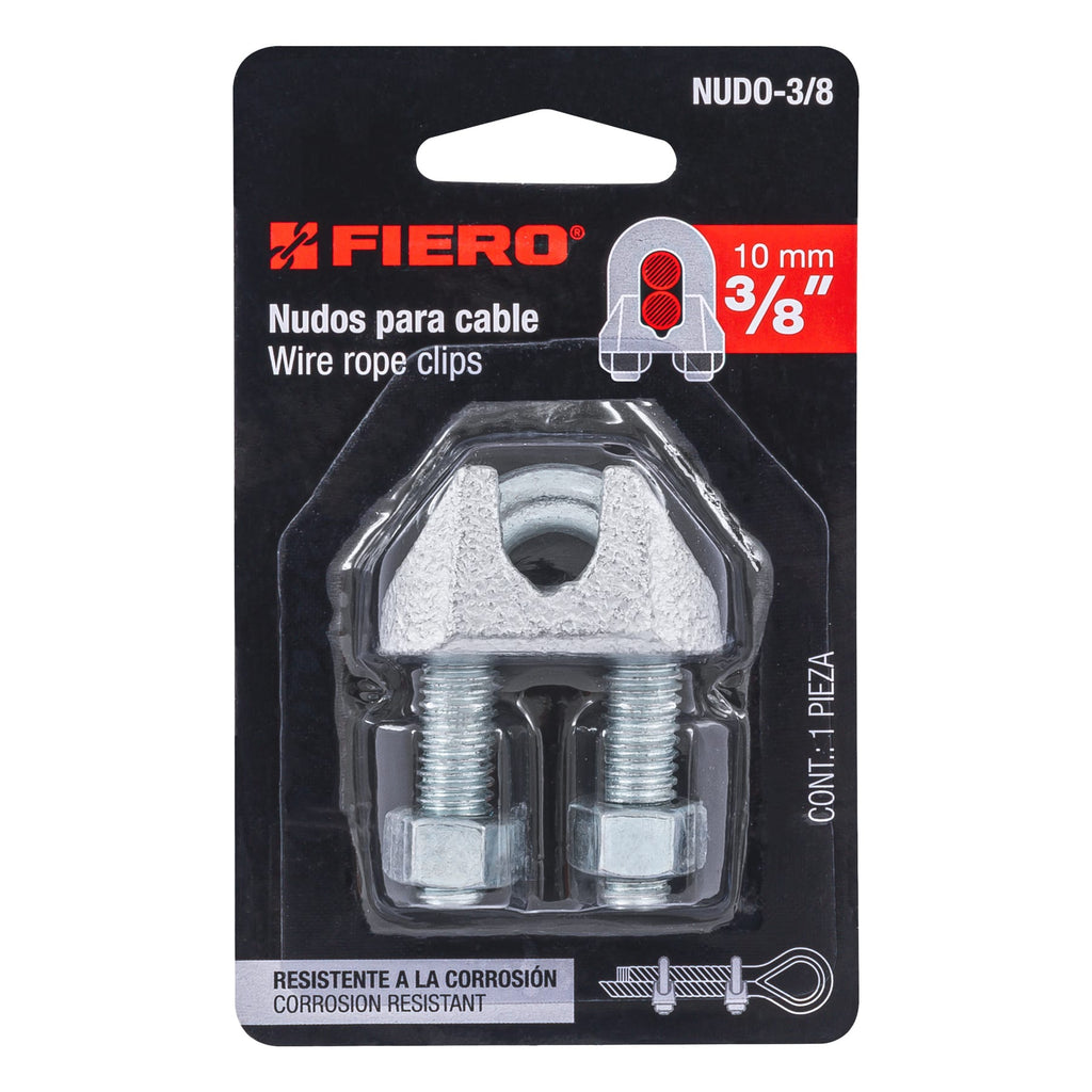 Nudos (perros) de hierro p/cable de 3/8", FIERO NUDO-3/8 (44086)