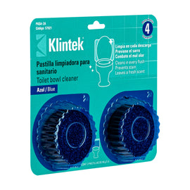 Blíster con 2 pastillas azules desinfectantes para tanque WC KLINTEK PASA-2A (57021)