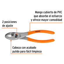 Cargar imagen en el visor de la galería, Pinza de chofer 8&quot; mango de PVC, TRUPER PCH-8 (17301)