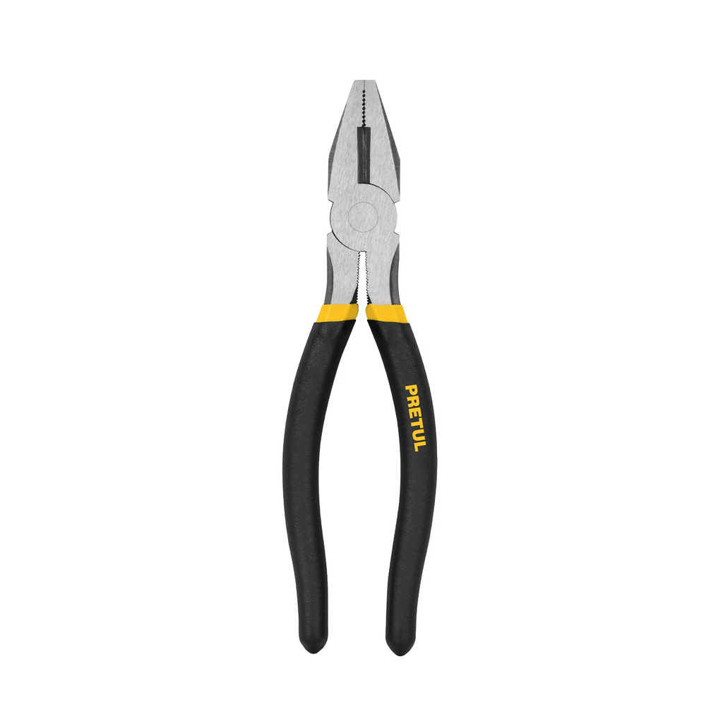 Pinza para electricista 7" mango de PVC, PRETUL PEL-7P (22603)